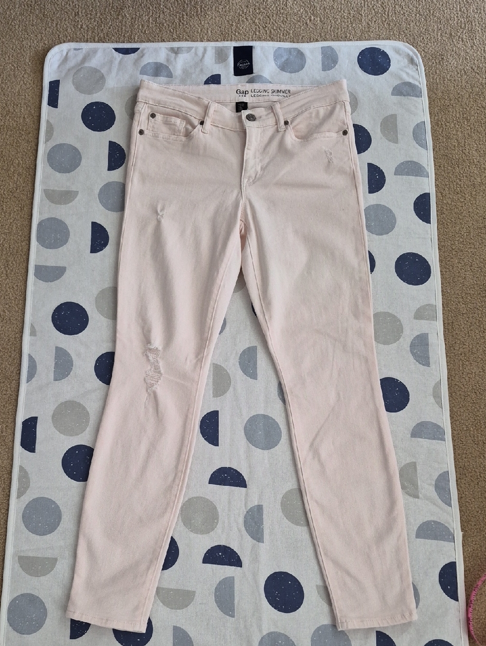 GAP Light Pink Skinny Jean Jeggings Size 26